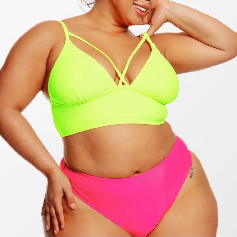 Size 0X plus size bikini